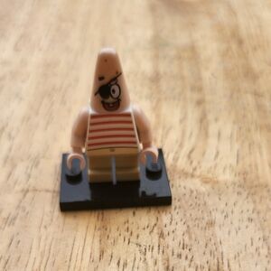 Lego Mini Figure PATRICK STARR PIRATE Costume Spongebob Squarepants